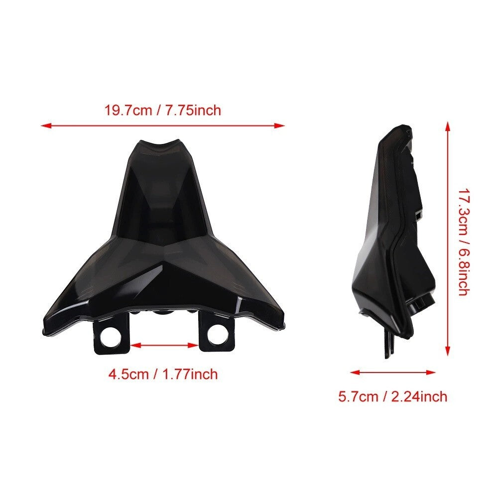 For 2019-24 Kawasaki Ninja ZX-6R ZX-10R Integrated LED Tail Light w/ Turn SMOKED