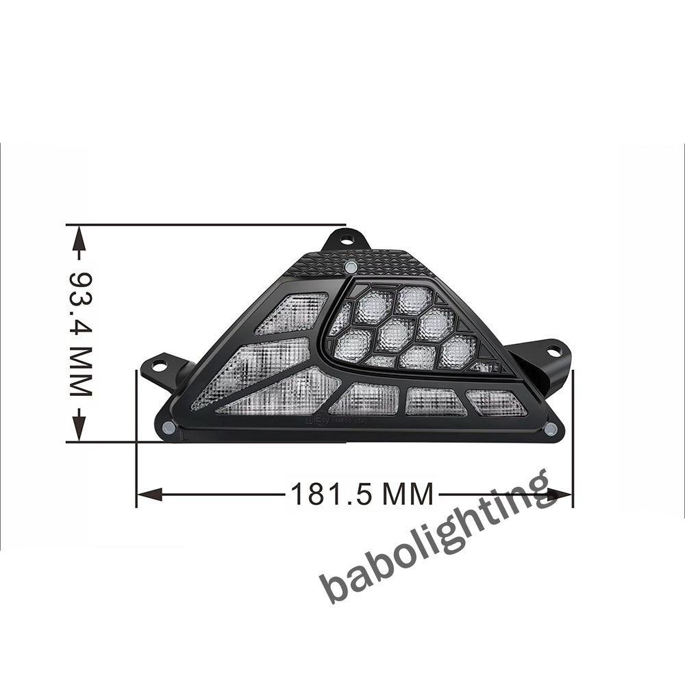 E24 Front LED Turn Signal Light For KAWASAKI NINJA 250/300/400/650/1000 ZX-6R