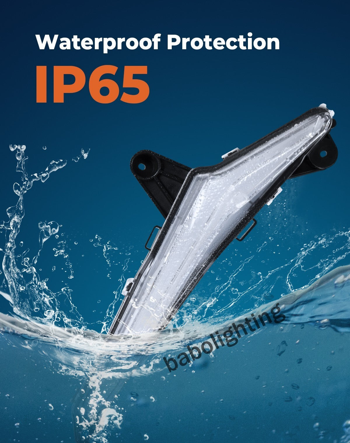 For Can-Am Maverick R 2024-2025 RGB Front LED Turn Signal Fang Lights DRL