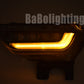 Quadruple LED Projector Fog Lights w/ Turn Signal DRL For 2021 2022 2023 Ford F150 F-150