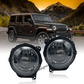 For Jeep Wrangler JL 2018-2024 / Gladiator JT 2020-2024 Headlamp LED Headlight with Hi-Lo Beam DRL Turn Signal