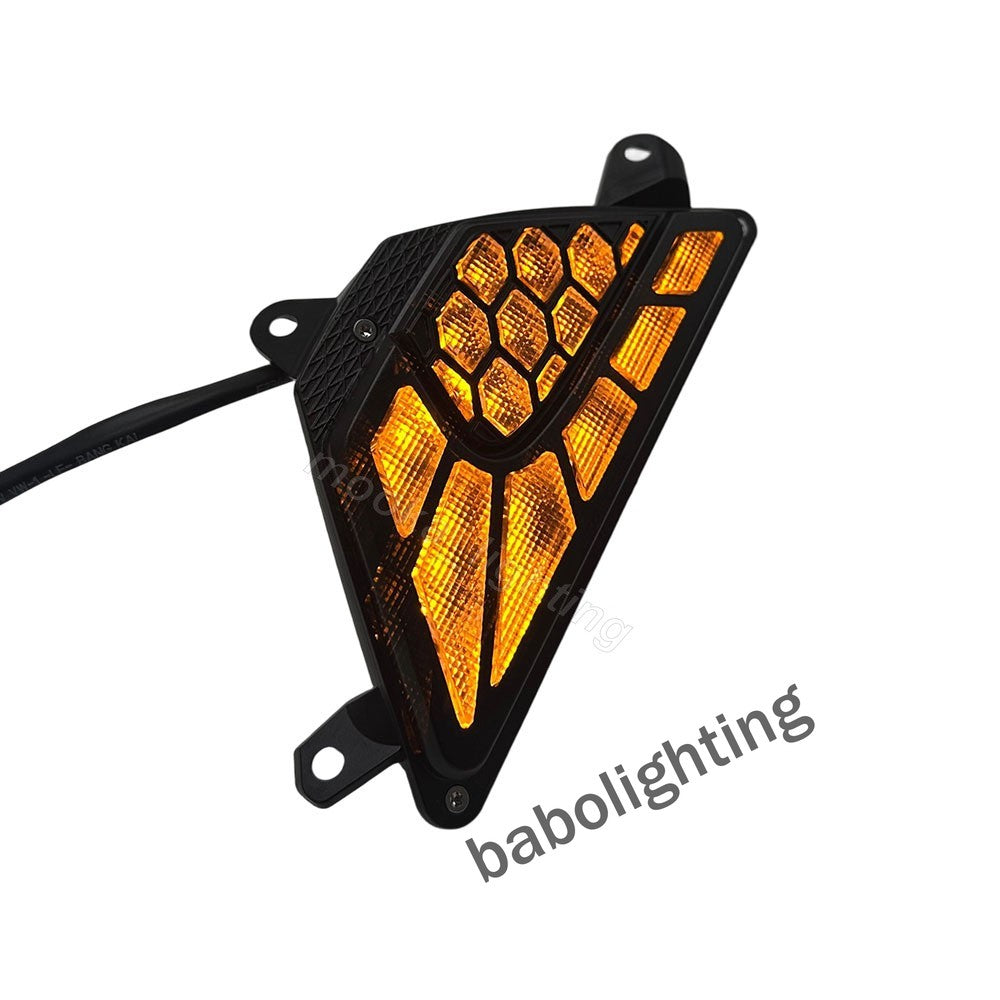 E24 Front LED Turn Signal Light For KAWASAKI NINJA 250/300/400/650/1000 ZX-6R