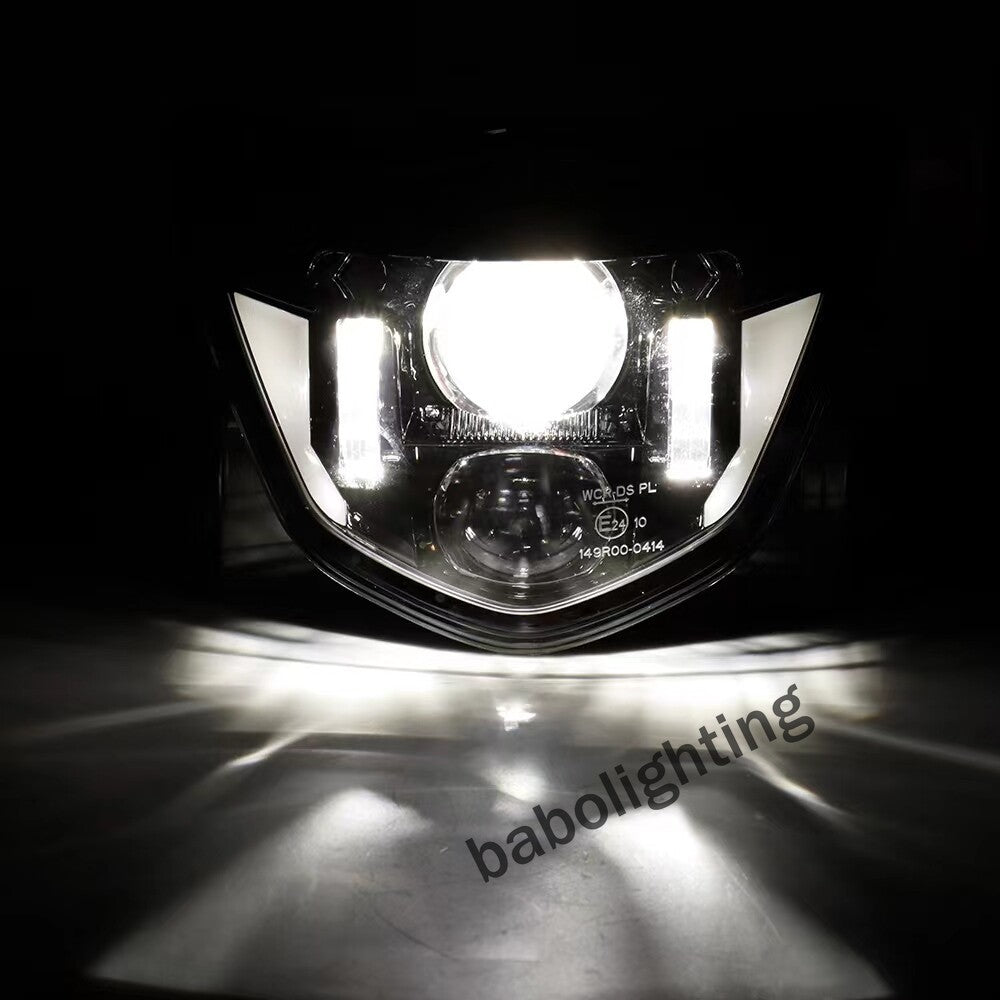 LED Headlight Assembly with DRL High Low Beam For Yamaha WR250F WR450F 2014-2023