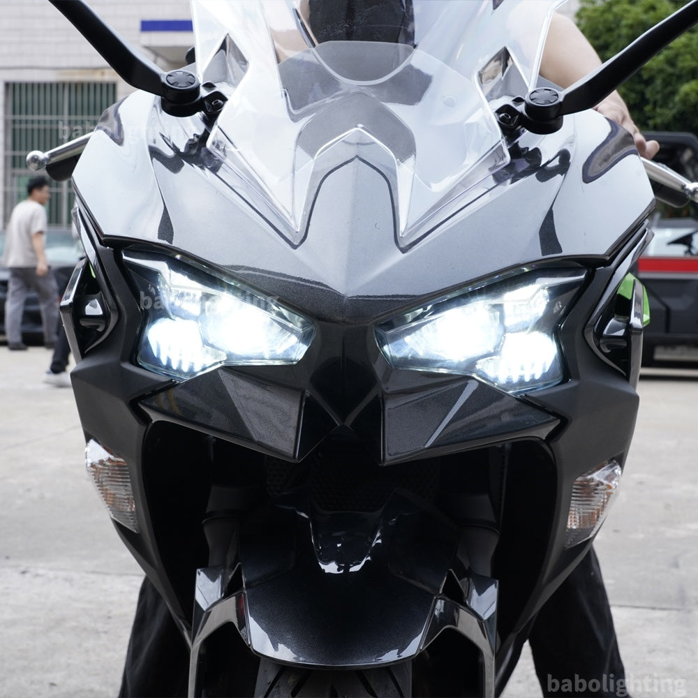 Motorcycle LED Headlight Assembly for KAWASAKI NINJA500 / Ninja500 SE ABS SE EX500 2024 2025 2026 High Low Beam Light