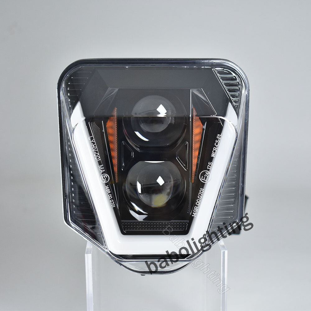 For 2024 Husqvarna FE TE 250 350 450 501 701 LED Headlight with DRL Hi/Low Beam