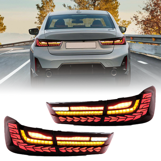 LED Rückleuchten SET Smoke dynamische Blinker OLED Funktion passt Für BMW G20 M3 320i 325i 330i 340i 2019 2020 2021 2022