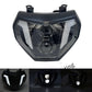 Für Yamaha MT09 MT-09 FZ09 2014 2015 2016 E24 LED Scheinwerfer mit Fern- und Abblendlicht Tagfahrlicht Plug&Play