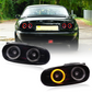 Pair LED Tail Lights LED Rear Lamp w/Starting Animation for Mazda MX5(NA) 1985-1997