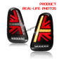 For BMW Mini R50 R52 R53 Cooper 2002-2006 Pair Smoke Car LED Rear Lamps Taillights