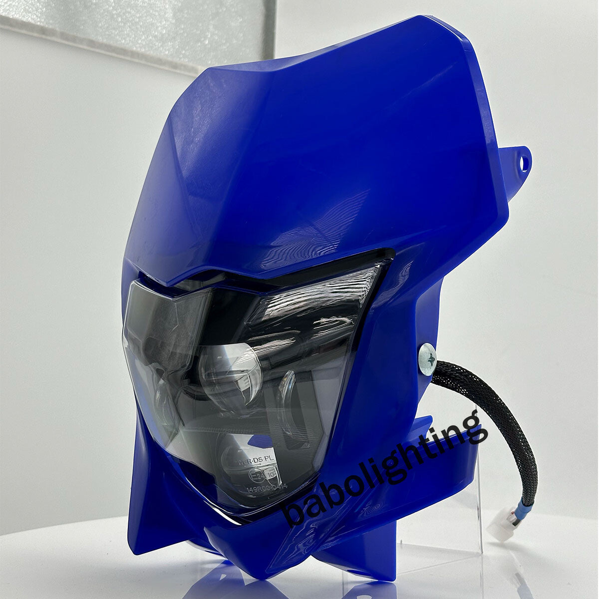 LED Headlight with DRL Hi/Low Beam w/ Blue Fairing for Yamaha WR 450 450F WR 250 250F 2002-2025