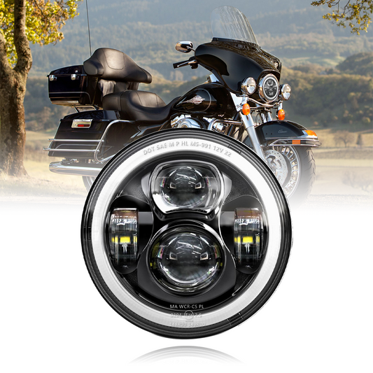 Für Harley Touring Street Glide 2014-2023 E24 E-geprüft LED-Scheinwerfer