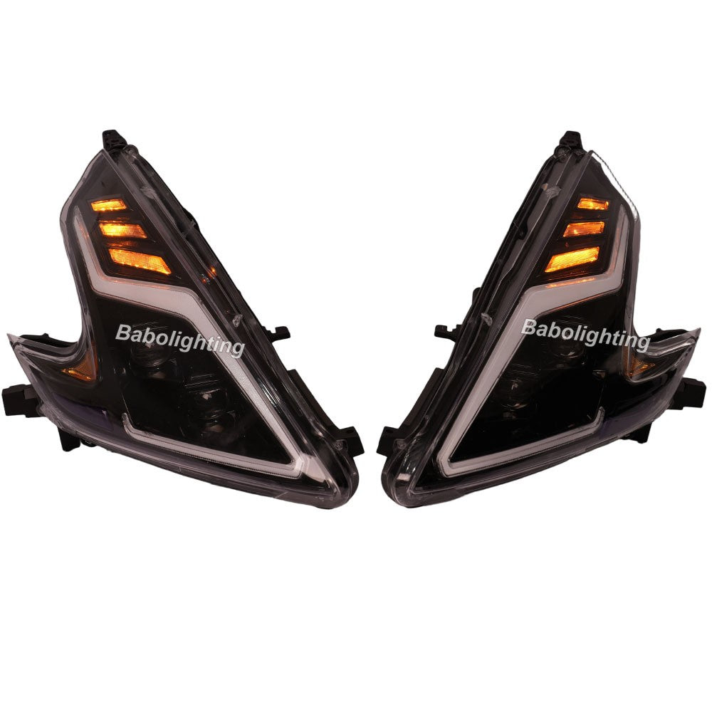 LED Headlights with DRL Hi/Low Beam Turn Signal for Nissan 370Z Fairlady Z34 2009-2021