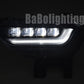 Quadruple LED Projector Fog Lights w/ Turn Signal DRL For 2021 2022 2023 Ford F150 F-150