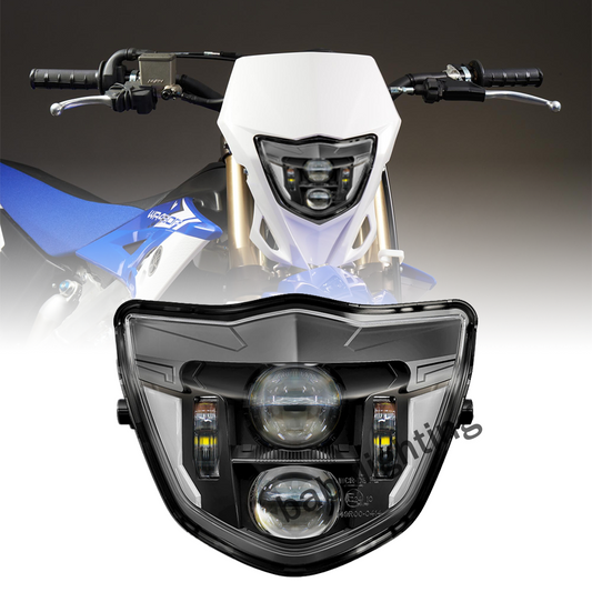 LED Headlight Assembly with DRL High Low Beam For Yamaha WR250F WR450F 2014-2023