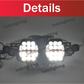LED Headlight Assembly with Amber DRL High Low Beam Yellow Fog Lights For Harley Road Glide CVO  Standard 2024-2025