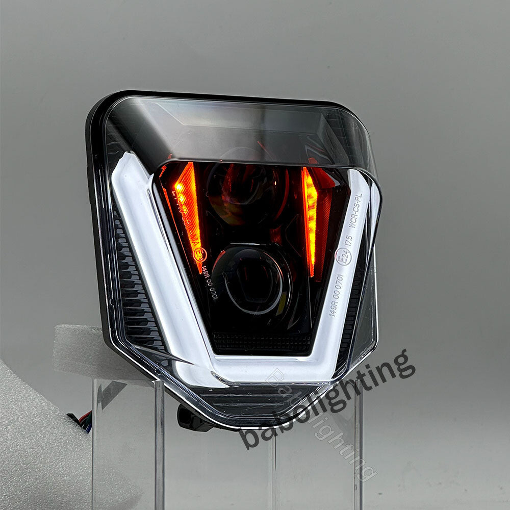 For 2024 Husqvarna FE TE 250 350 450 501 701 LED Headlight with DRL Hi/Low Beam