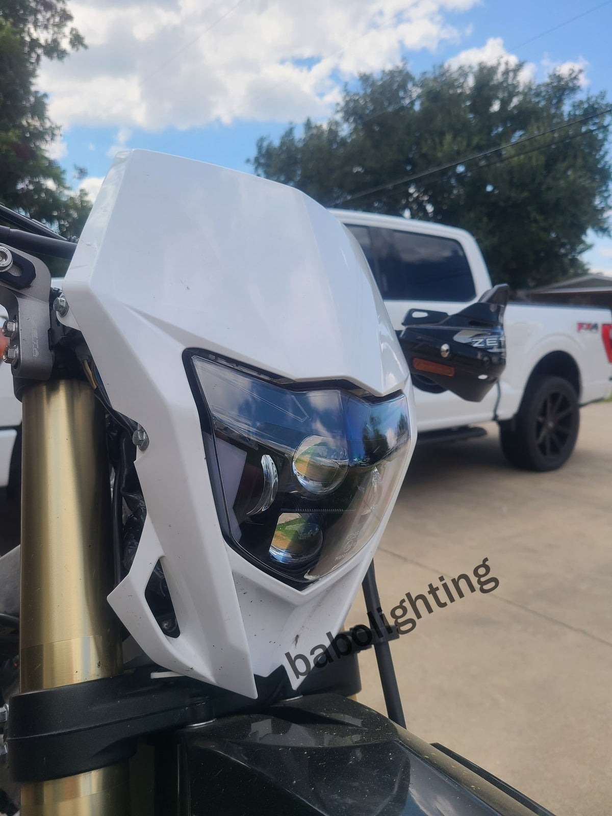 LED Headlight Assembly with DRL High Low Beam For Yamaha WR250F WR450F 2014-2023
