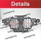LED Headlight Assembly with Amber DRL High Low Beam Yellow Fog Lights For Harley Road Glide CVO  Standard 2024-2025