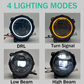 For Jeep Wrangler JL 2018-2024 / Gladiator JT 2020-2024 Headlamp LED Headlight with Hi-Lo Beam DRL Turn Signal