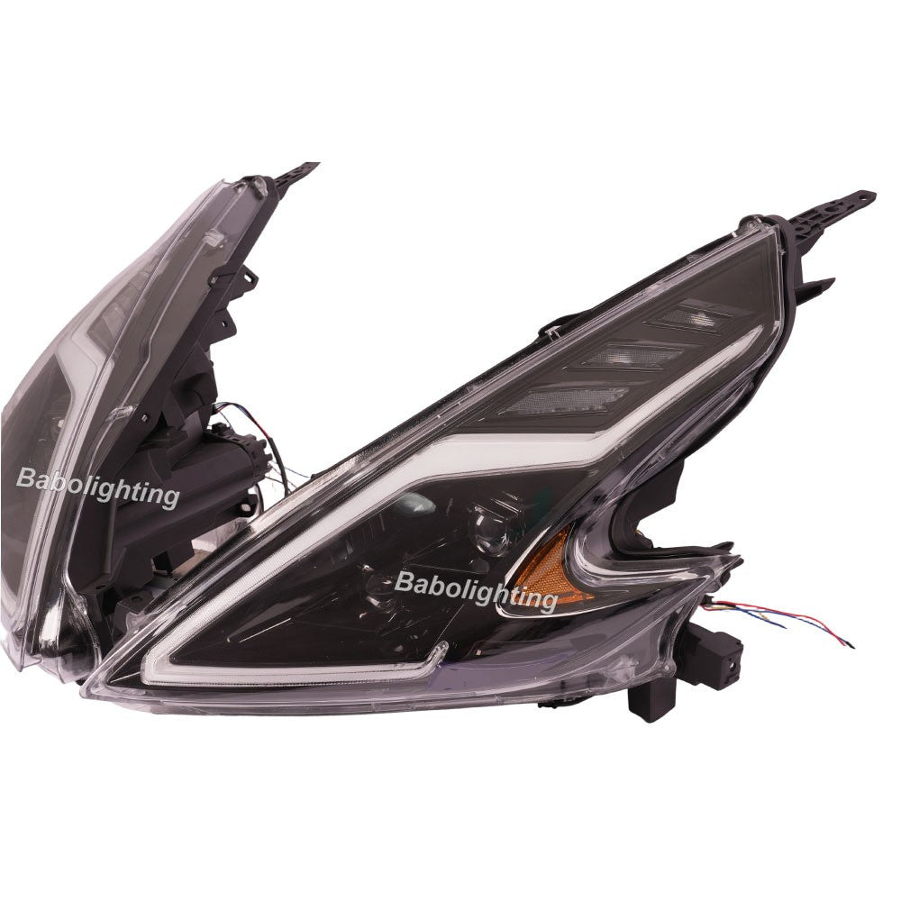 LED Headlights with DRL Hi/Low Beam Turn Signal for Nissan 370Z Fairlady Z34 2009-2021
