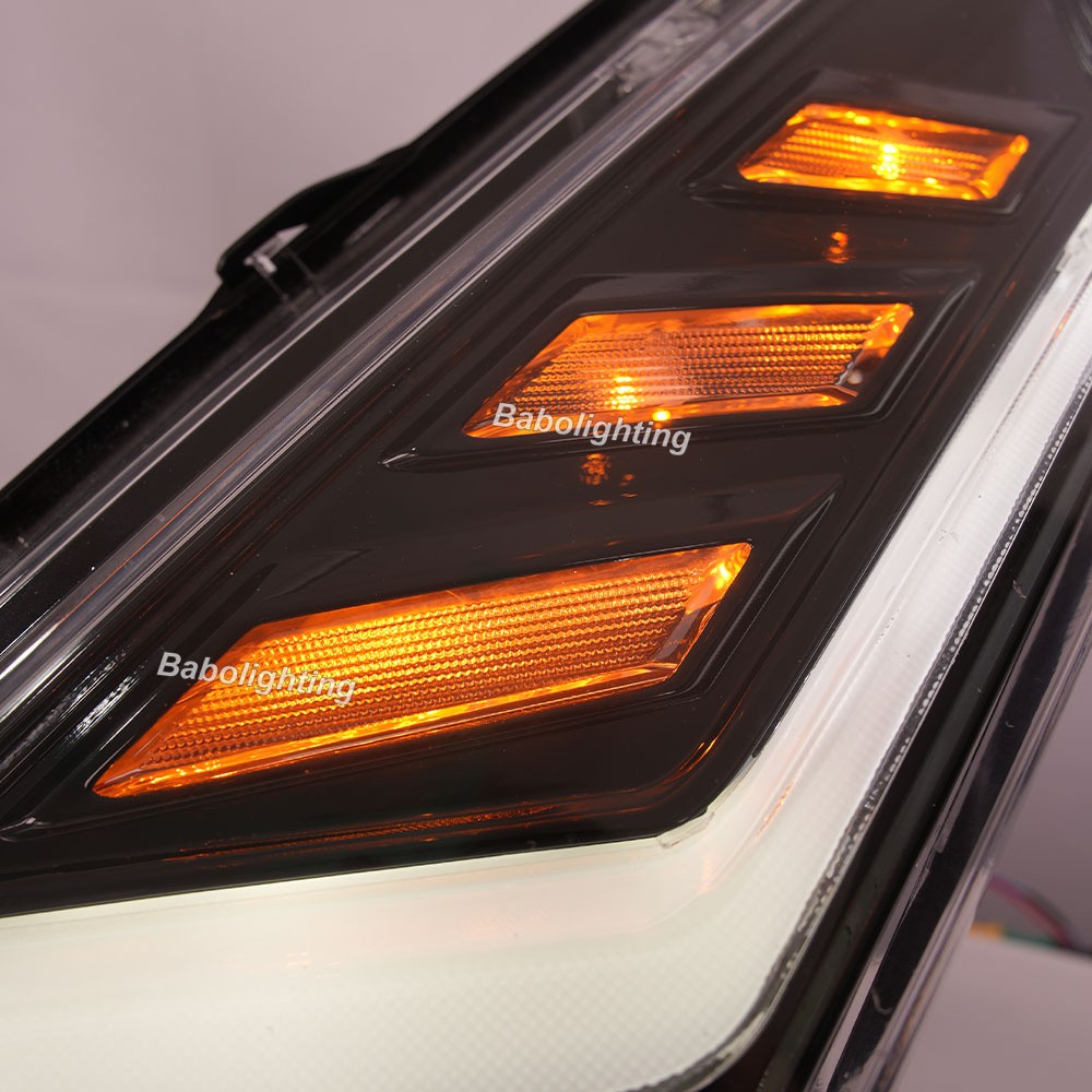 LED Headlights with DRL Hi/Low Beam Turn Signal for Nissan 370Z Fairlady Z34 2009-2021