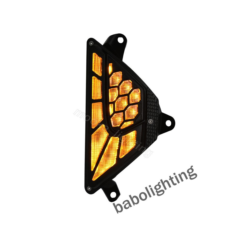 E24 Front LED Turn Signal Light For KAWASAKI NINJA 250/300/400/650/1000 ZX-6R