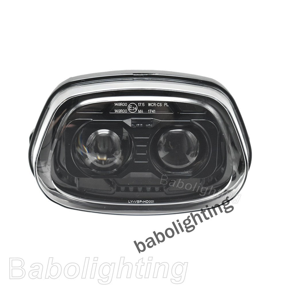 For Vespa Sprint 50 125 150 2017-25 Elettrica 23-25 LED Headlight DRL Hi/Lo Beam