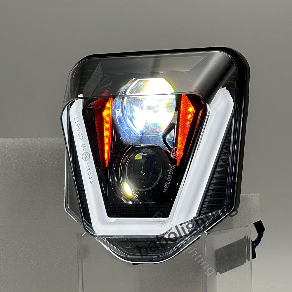 For 2024 Husqvarna FE TE 250 350 450 501 701 LED Headlight with DRL Hi/Low Beam