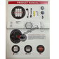For Harley Touring Street Glide 2014-2023 Road King 7 inch LED Headlight with Hi-Lo Beam White DRL DOT/E24 Certification