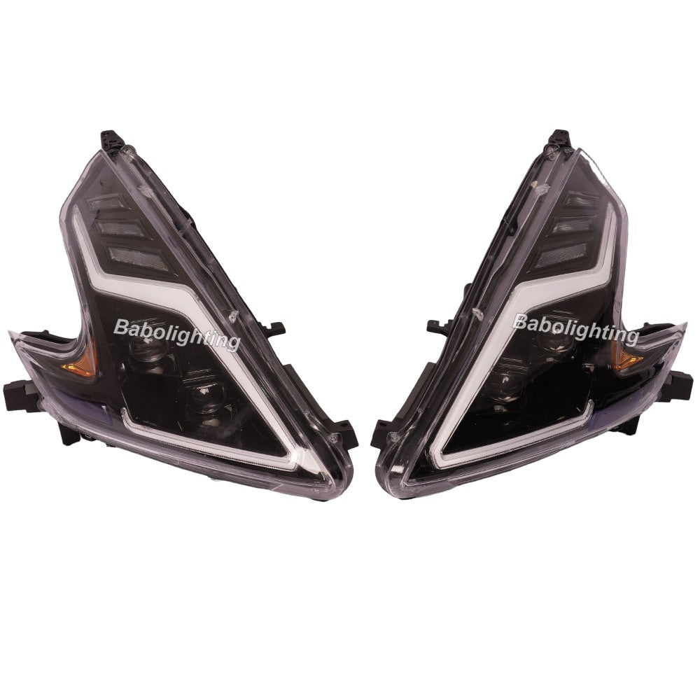 LED Headlights with DRL Hi/Low Beam Turn Signal for Nissan 370Z Fairlady Z34 2009-2021