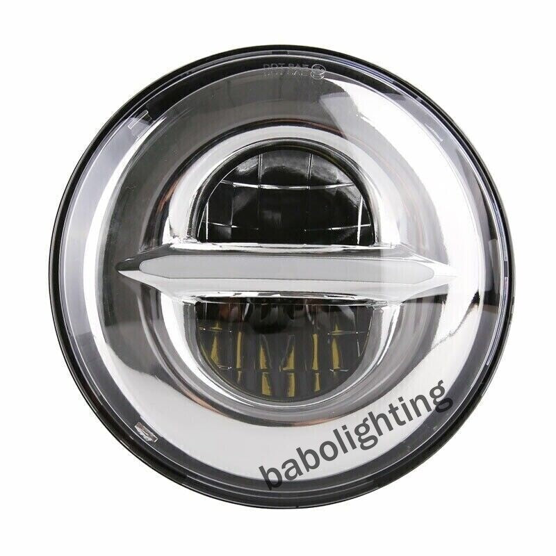 5,75 zoll Led Motorrad runder Hauptscheinwerfer für Harley mit Halo Tagfahrlicht Fernlicht mit Elektronische Zertifizierung