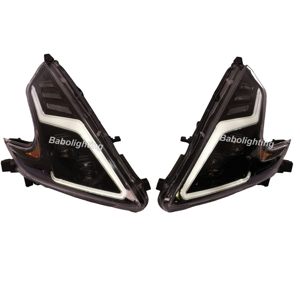 LED Headlights with DRL Hi/Low Beam Turn Signal for Nissan 370Z Fairlady Z34 2009-2021