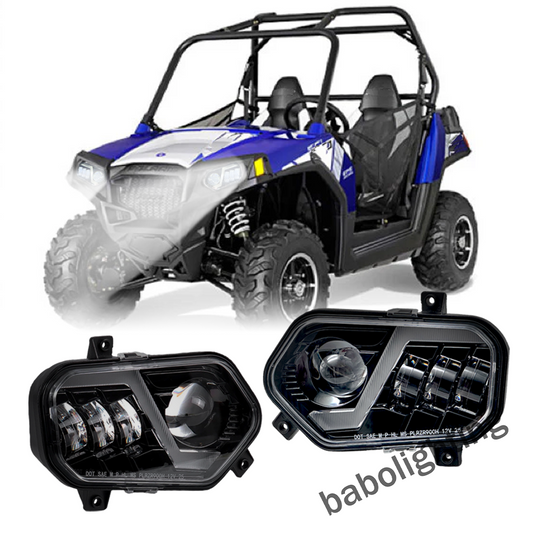 LED Headlight Assembly ATV Hi-Low DRL for Polaris Ranger RZR Scrambler 570 800 900D for Sportsman 400 500 550 570 800 850