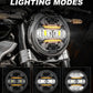 For Harley Super Glide Custom 2005 - 2014 Iron 883 Dyna Stre 5.75" LED Headlight with Angle Eye DRL
