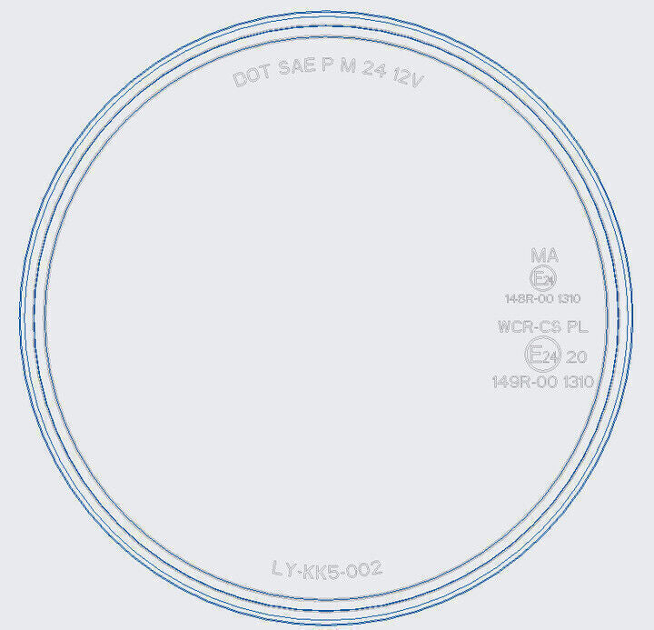 For Harley Super Glide Custom 2005 - 2014 Iron 883 Dyna Stre 5.75" LED Headlight with Angle Eye DRL