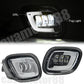 LED Fog Lights with DRL for Freightliner Cascadia Driver&Passenger Lamps 2008-2017