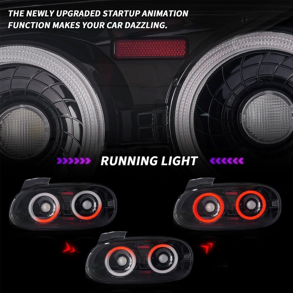 E57 LED Tail Lights for Mazda MX-5 Miata NB 1999 2000 2001 2002 2003 2004 2005