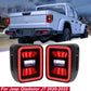 Smoked LED Tail Lights Brake Lamp Turn Signal For Jeep Gladiator JT 2020-2022
