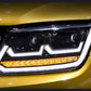 Für VW Amarok 2010-2022 LED Scheinwerfer Montage DRL Sequential Turn Frontleuchte