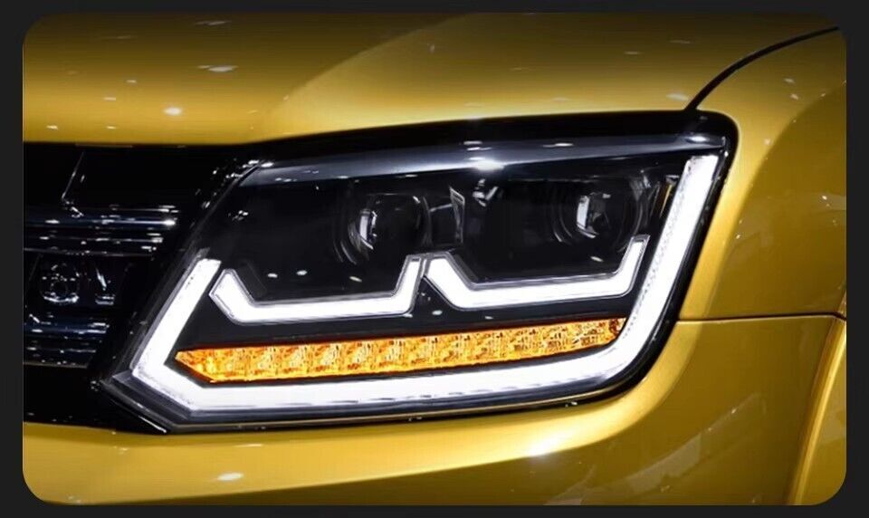 Für VW Amarok 2010-2022 LED Scheinwerfer Montage DRL Sequential Turn Frontleuchte