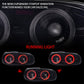 Pair LED Tail Lights LED Rear Lamp w/Starting Animation for Mazda MX5(NA) 1985-1997