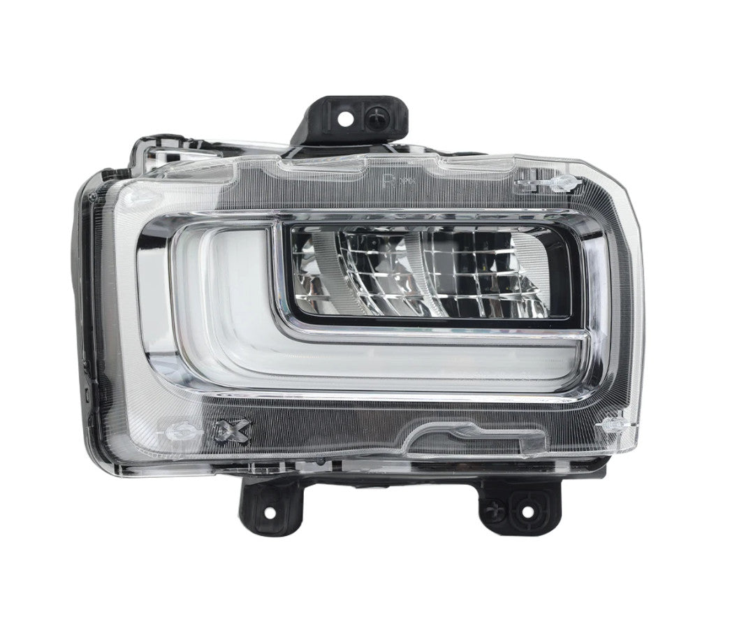 For Ford F150 2024 2025 LED Front Bumper Fog Lights with White DRL Amber Turn Signal