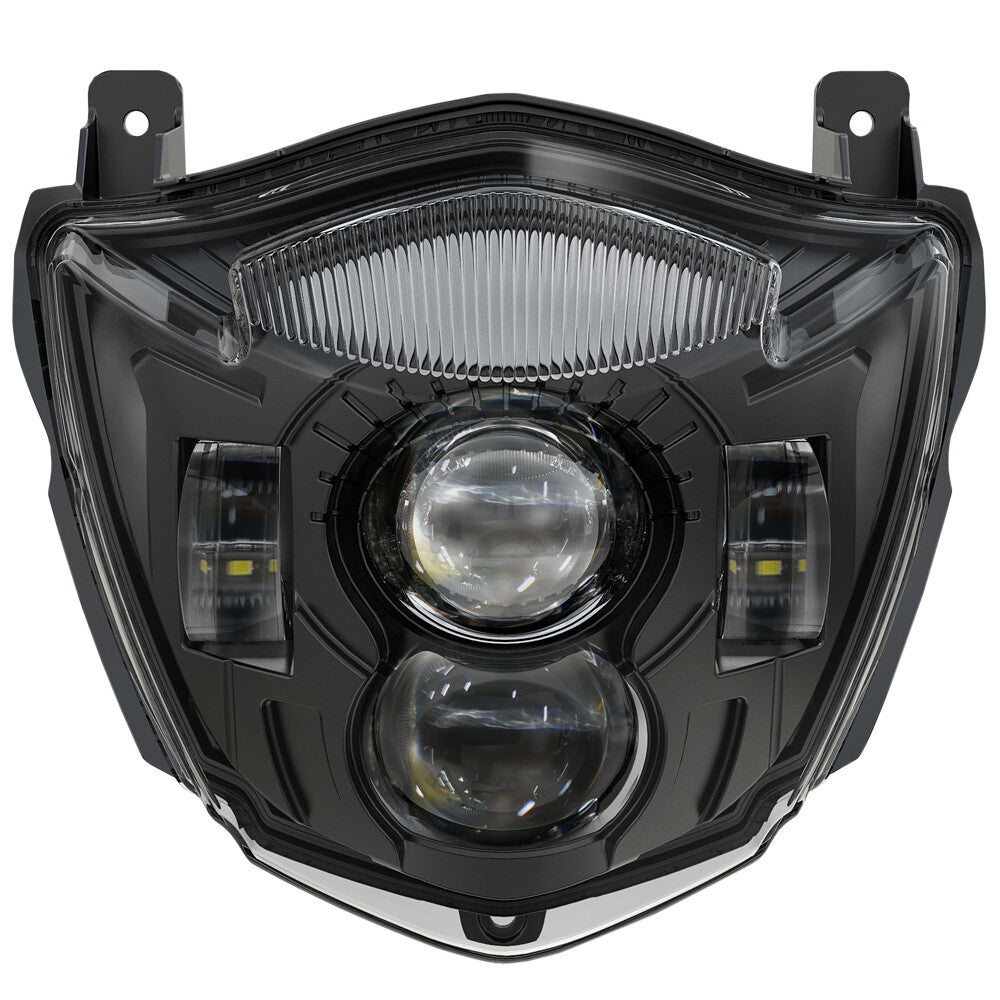 E24 E-Nummer LED Scheinwerfer für Yamaha XT660X 04-06 XT660R 04-16 Plug and Play