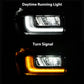 For Ford F150 2024 2025 LED Front Bumper Fog Lights with White DRL Amber Turn Signal