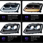 Für VW Amarok 2010-2022 LED Scheinwerfer Montage DRL Sequential Turn Frontleuchte