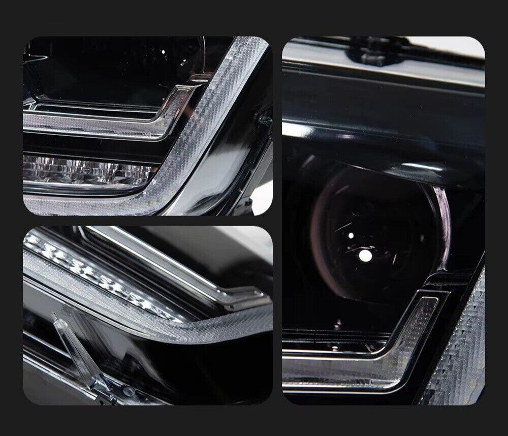 Für VW Amarok 2010-2022 LED Scheinwerfer Montage DRL Sequential Turn Frontleuchte