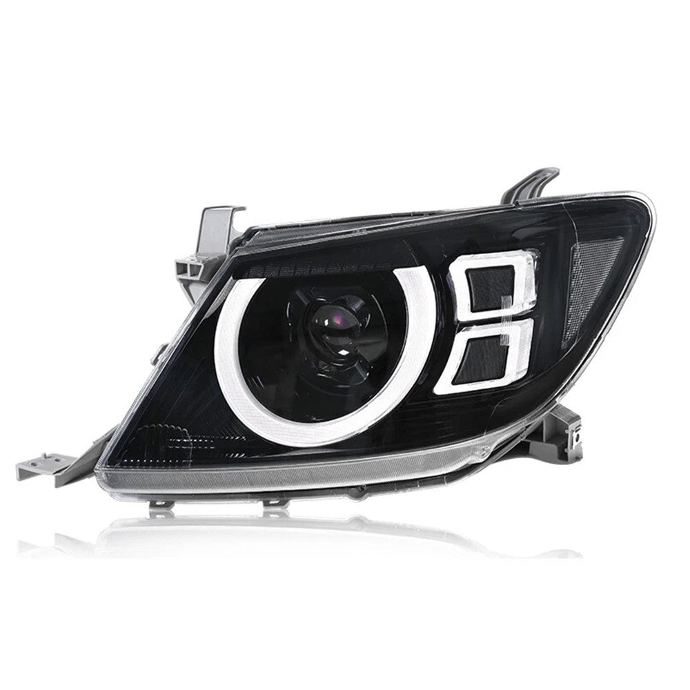 2*LED Headlights Assembly with W/ DRL Turn Signal High Low Beam for Toyota Hilux Vigo 2008-2011