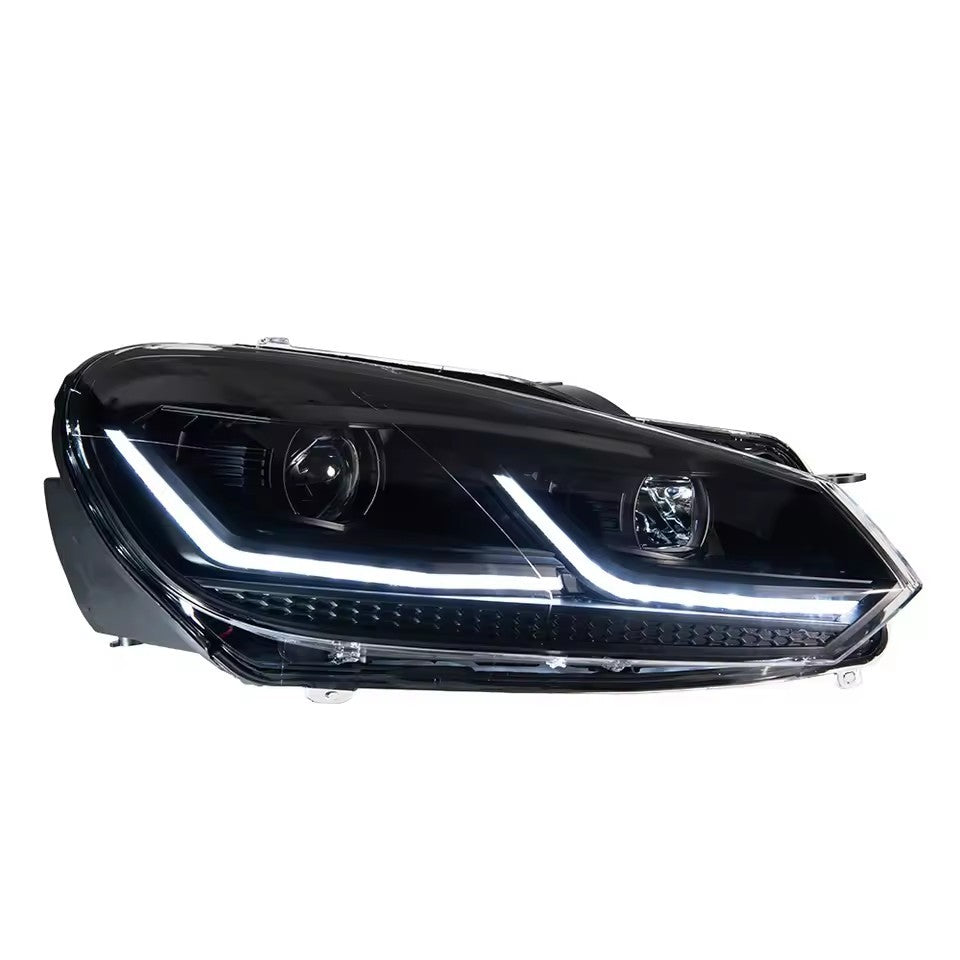 LED-Scheinwerfer DRL mit Drehsignal Tageslicht für VW Golf VI MK6 2010-2014