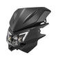 LED Headlight w/ Black Fairing High Low Beam Kit For Kawasaki KLX450R KLX125 KLX150L D-TRACKER 125