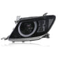 2*LED Headlights Assembly with W/ DRL Turn Signal High Low Beam for Toyota Hilux Vigo 2008-2011